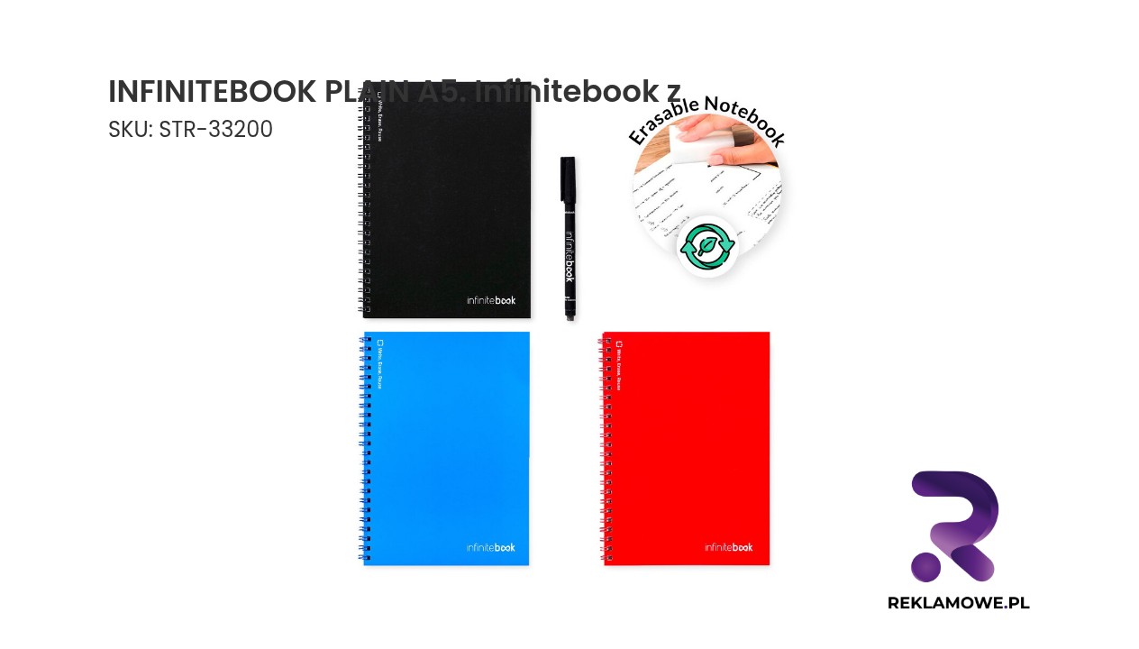 INFINITEBOOK Plain A5 - zielona okładka