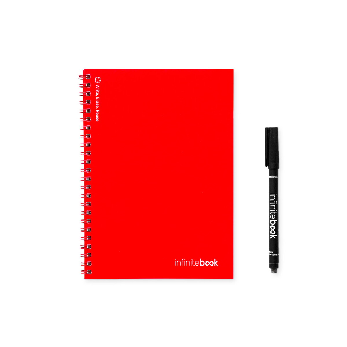 INFINITEBOOK PLAIN A5. Infinitebook z elastyczną okładką i 15 zwykłymi stronami do tablicy 33200_set