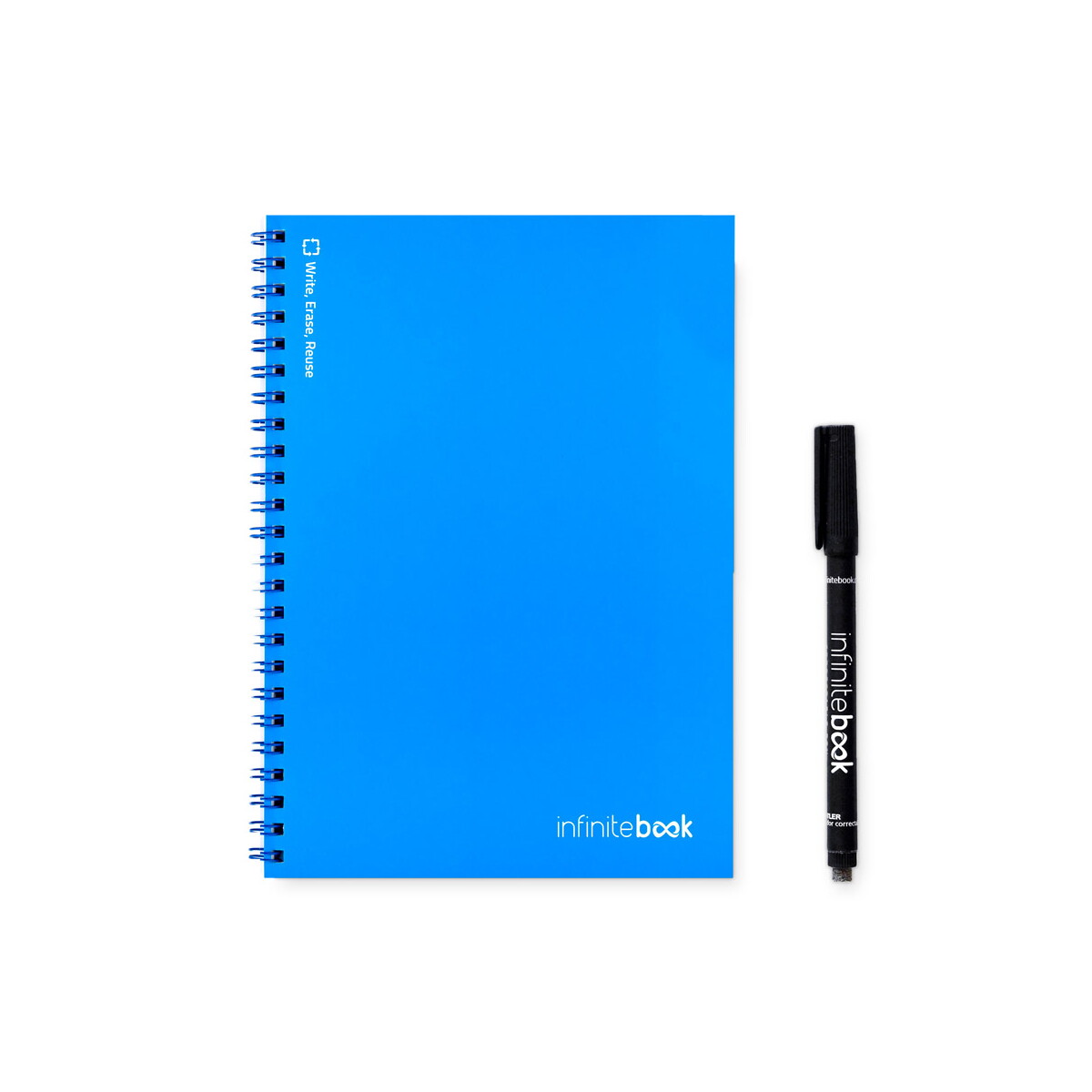 INFINITEBOOK PLAIN A5. Infinitebook z elastyczną okładką i 15 zwykłymi stronami do tablicy 33200_set
