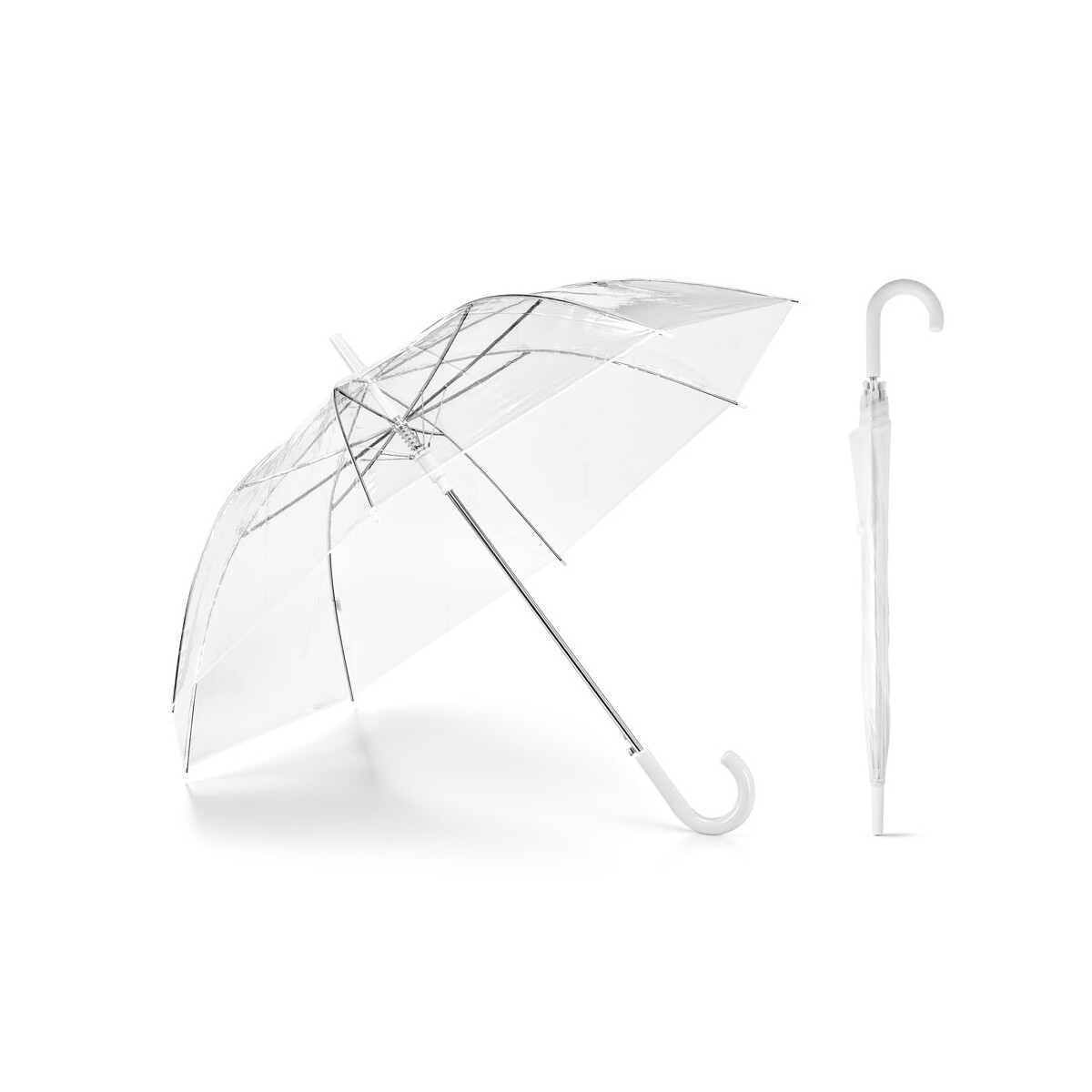 NICHOLAS. Przezroczysty parasol POE z automatycznym otwieraniem 99143_set