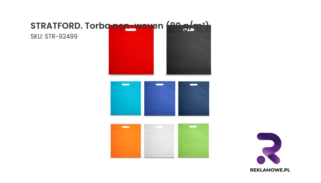 STRATFORD torba non-woven 80 g/m² – ekologiczna torba na zakupy
